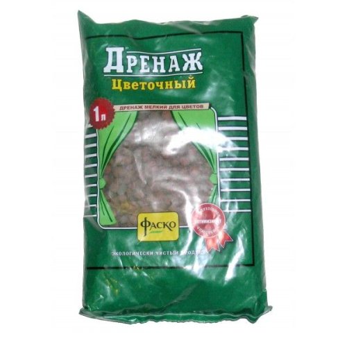 детальное фото дренаж керамзитовый 1л цветочный мелкий, сад.огород в интернет-магазине Дачный Эксперт